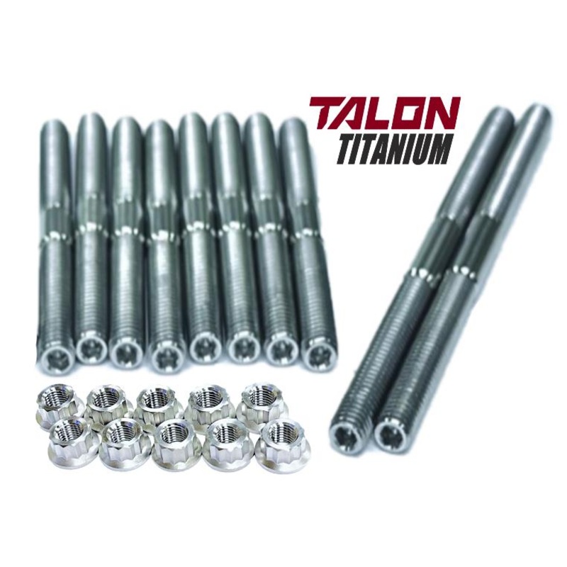 Yamaha 90116-08232-00 90116-08064-00 Studs Nuts Banshee TITANIUM Stud Nut Kit