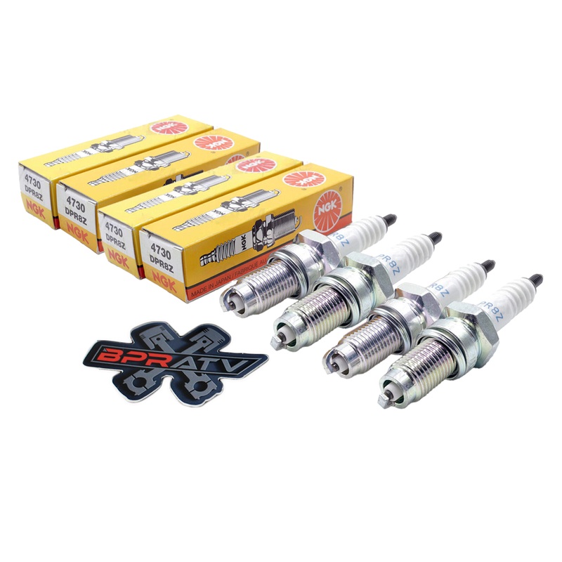 Honda Sportrax TRX400EX 400EX 400X DPR8Z Spark Plug NGK 4 Pack Replaces OEM Plug