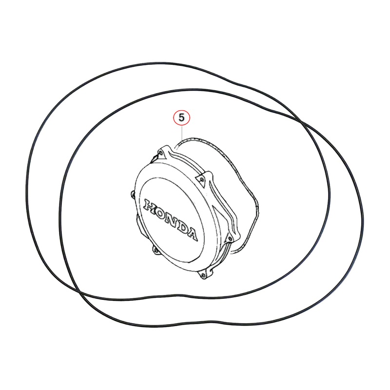 Honda TRX450R 450R Clutch Cover Basket Gasket O-Ring Seal 11352-HP1-670 Set of 2