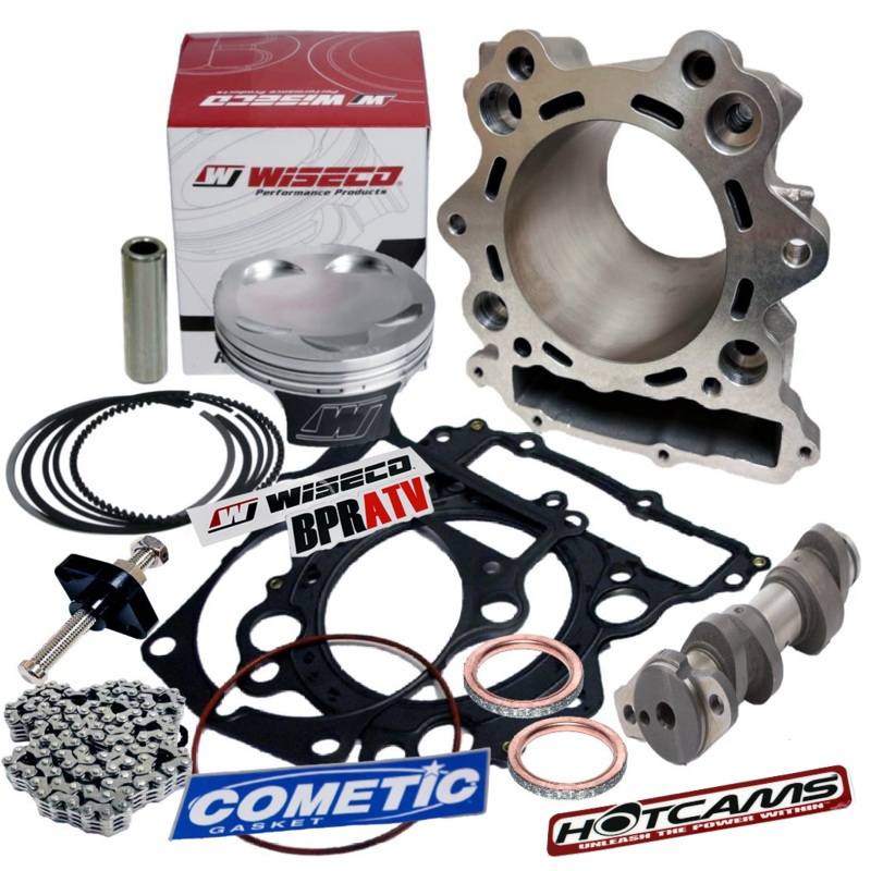 Raptor 660 Big Bore Kit Stage 2 Hotcam 102mm Plated Cylinder Nikasil Hot Cam Kit