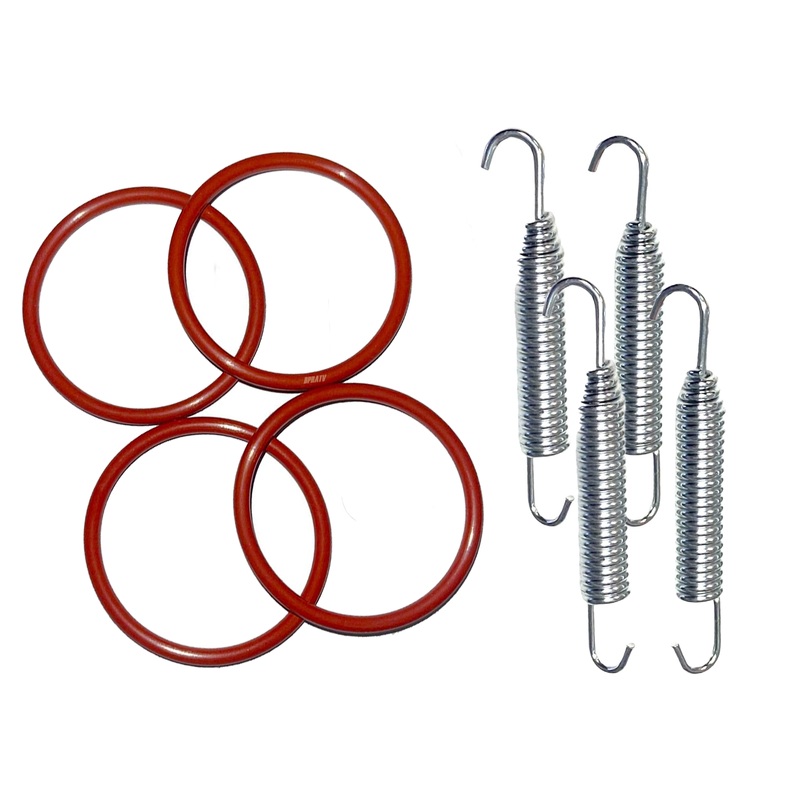 YAMAHA Banshee YFZ350 350 87-06 SILICONE Gaskets Swivel Springs Exhaust Muffler