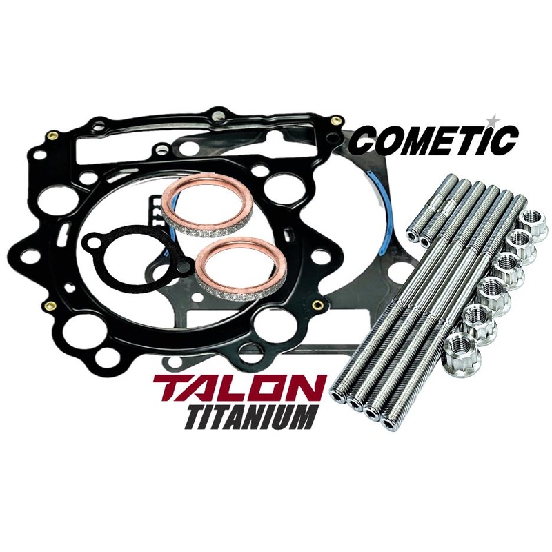 Yamaha Raptor 660 Cylinder Head Studs TITANIUM Stud Kit Cometic 102mm Gaskets