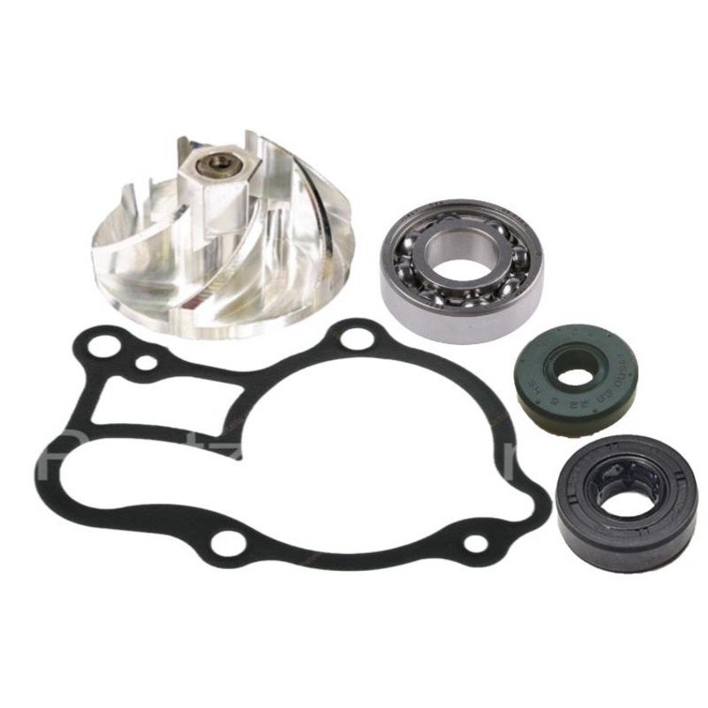 YZ250 YZ 250 Water Pump Billet Impeller SKF Bearing Seals Complete Rebuild Kit