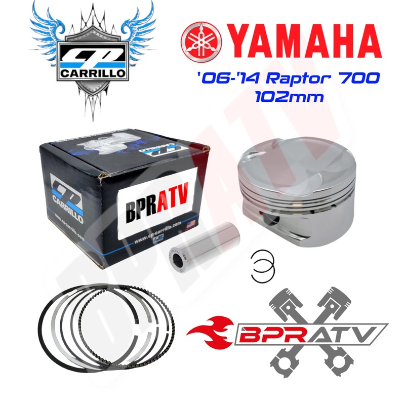 ’06-’14 Yamaha Raptor 700 700R 102mm 11:1 Stock Standard OEM Bore CP Piston Kit