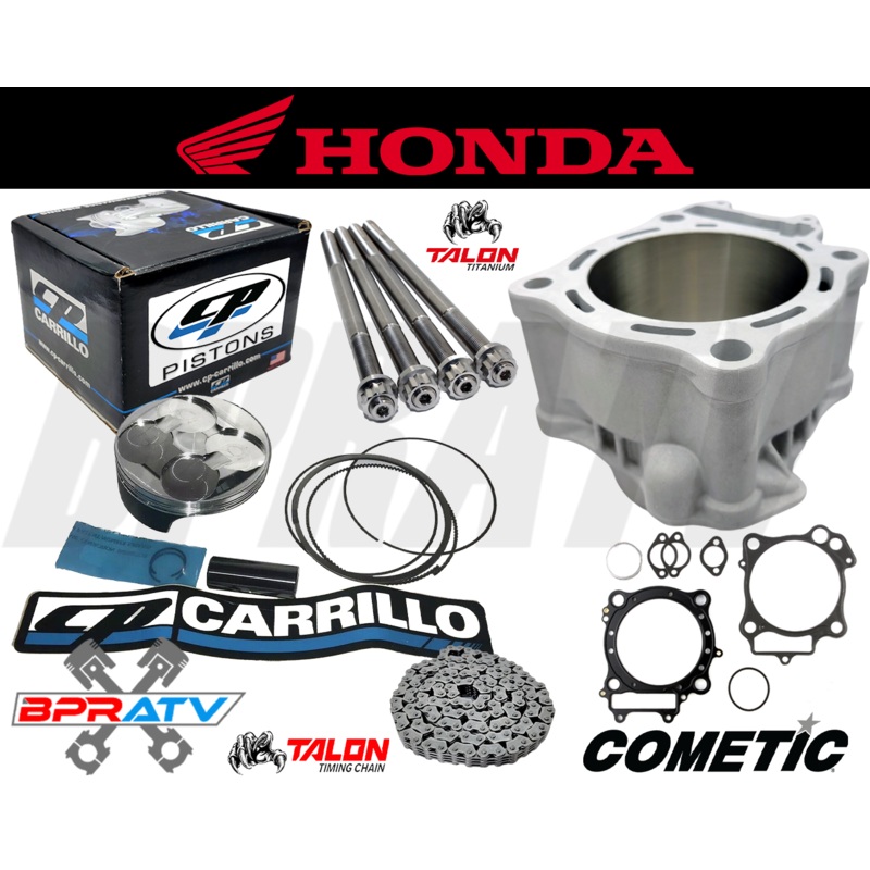 06+ TRX450R TRX 450R 100mm Big Bore Kit Cylinder +4mm JE CP Top End Rebuild Kit