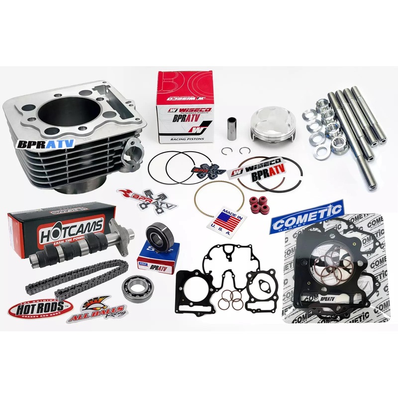 400EX 400X TRX400EX 87mm Big Bore Kit Stage 2 Hot Cams Camshaft Complete Top End