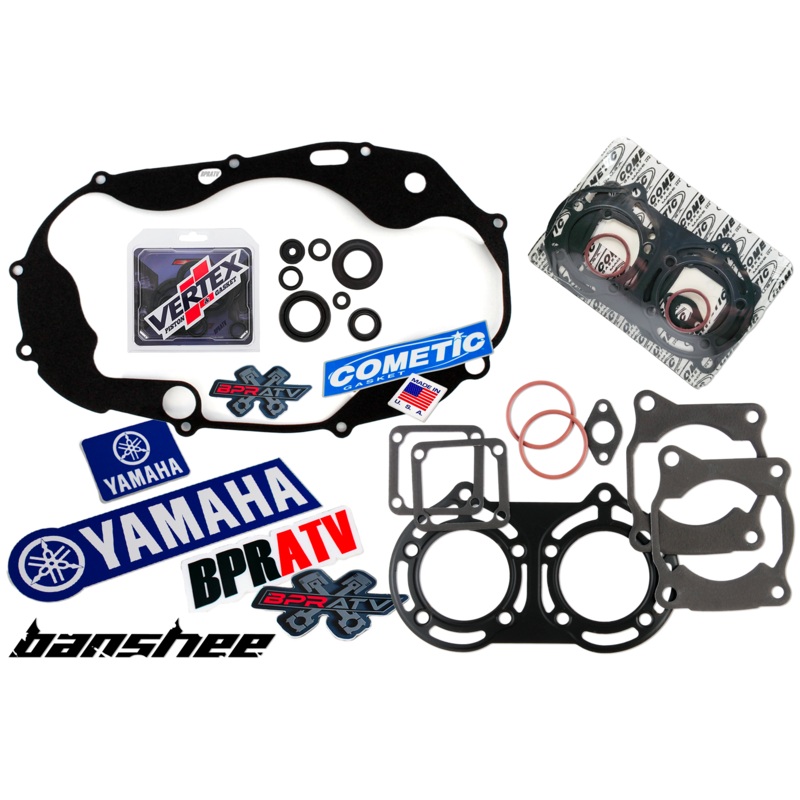 Banshee 64-66.50 Cometic Gasket Kit Vertex Seals AFM Squishy Clutch Cover Gasket