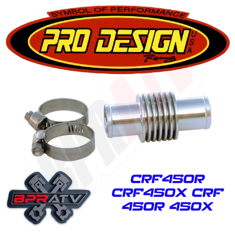 Pro Design CNC Billet In Line Super Cooler Honda CRF450R CRF450X CRF 450R 450X