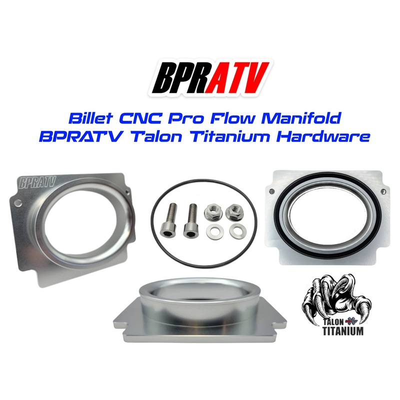 Pro Flow Air Intake Manifold TITANIUM Hardware Yamaha Banshee 350 YFZ350