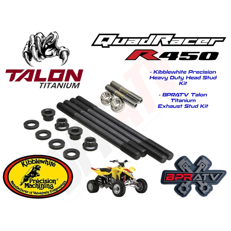 Suzuki LTR450 LTR 450 Kibblewhite Head Stud Kit  Titanium Exhaust Stud Kit