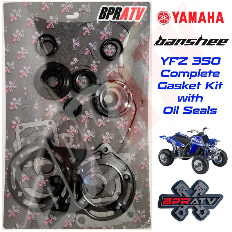 Yamaha Banshee YFZ350 YFZ 350 Complete Gasket Kit Oil Seal Kit 1986-2006