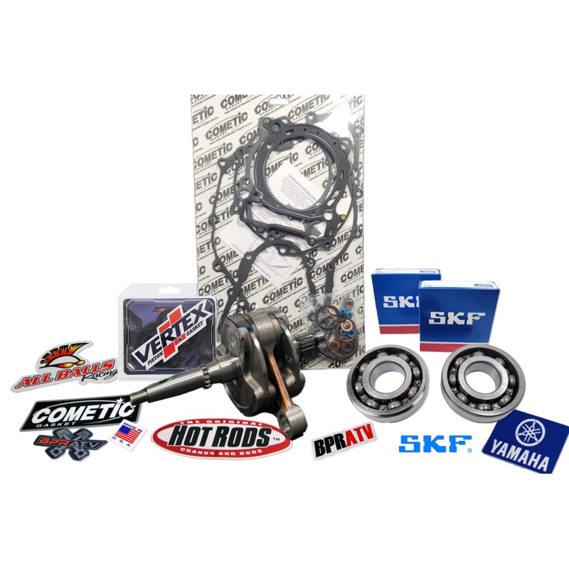 Yamaha YFZ450 STD Bottom End Kit Hot Rods Crank SKF Bearings Cometic Gaskets MLS
