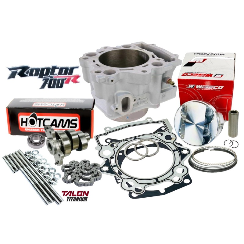 06-08 Raptor 700 Top End Rebuild Kit Stage 1 Cam Stock Bore Cylinder Hotcam Redo