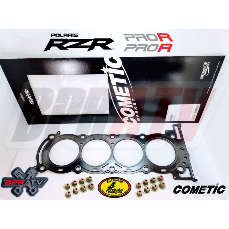 22+ Polaris RZR Pro R COMETIC 93.5mm MLX Head Gasket Kibblewhite Stem Seals Kit