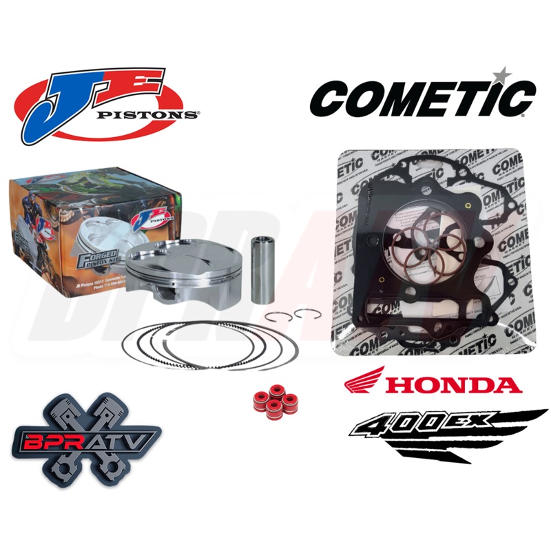 99-14 TRX400EX 400EX 400X 87mm 12:1 Hi Comp 416cc JE Piston Cometic Gaskets Kit