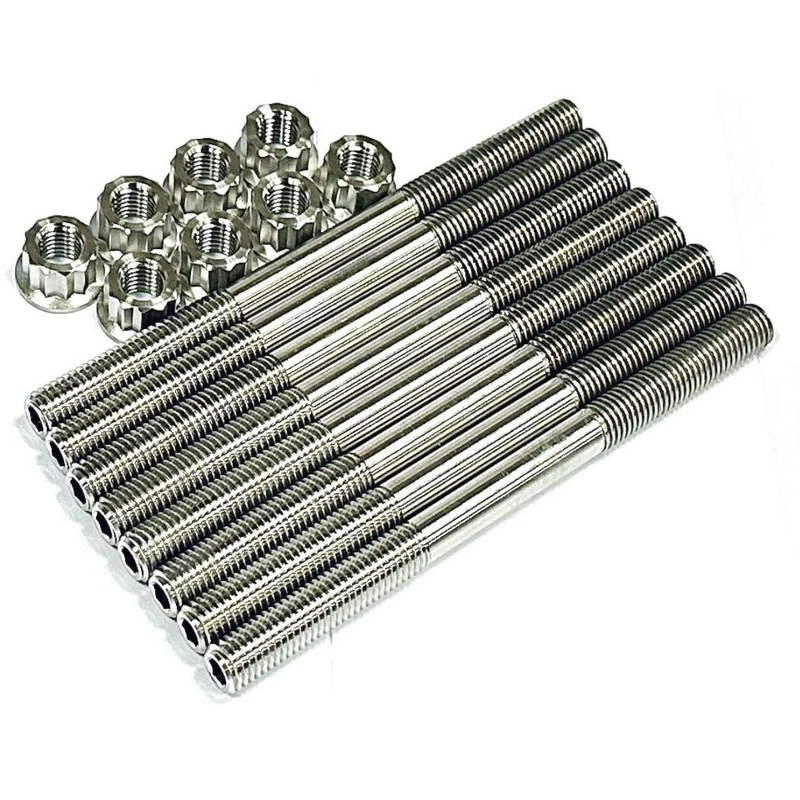Arctic Cat 3020-184 Wildcat XX Turbo Cylinder Head Studs TITANIUM Stud Bolt Kit