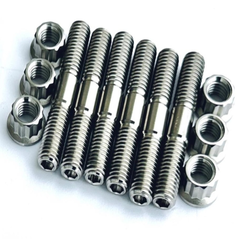Arctic Cat 3021-862 Exhaust Studs TITANIUM Stud Nut Kit For Head Pipe