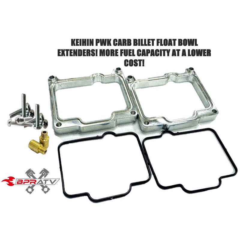 Banshee Keihin 35mm 38mm PWK Air Striker Larger Oversize Float Bowl Extenders