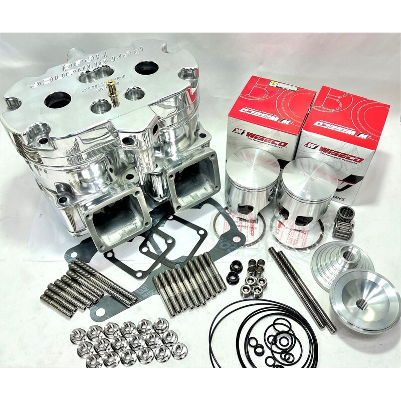 Banshee Stock Alpha Cub Polished Cylinder Polish Stock Bore Top End Rebuild Kit