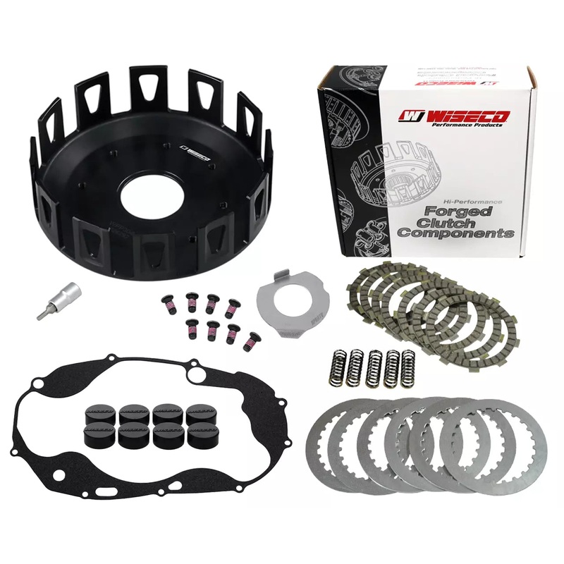 BO*Yamaha Banshee 350 WISECO Forged Clutch Basket Plates Springs Gasket UPP Cush