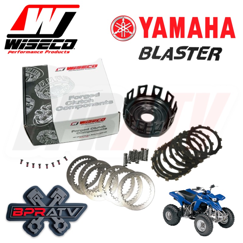 *BO806Yamaha Blaster YFS200 Wiseco Heavy Duty CNC Clutch Basket Fibers & Springs