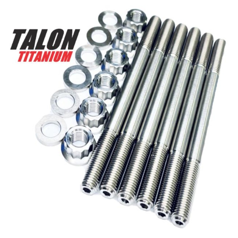 Sportsman 700 800 HD Head Studs TITANIUM Cylinder Stud Bolt 12 Point Nut Kit