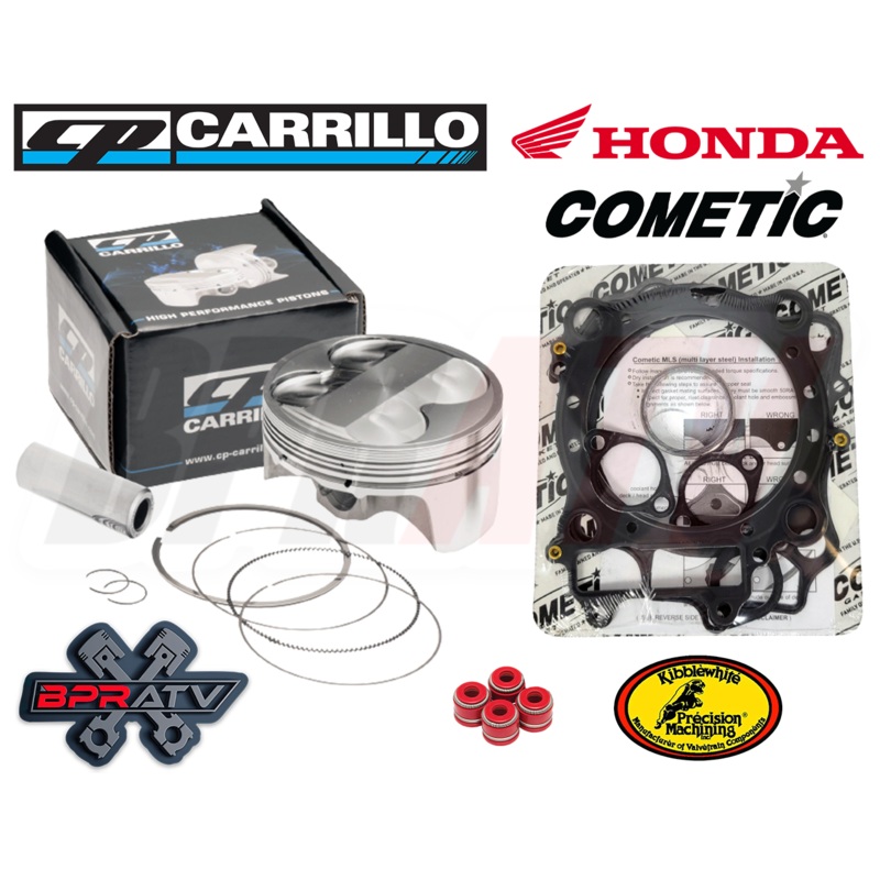 TRX450R TRX 450R 450ER 100mm 100 mil +4 CP Big Bore Piston & Gaskets Top End Kit