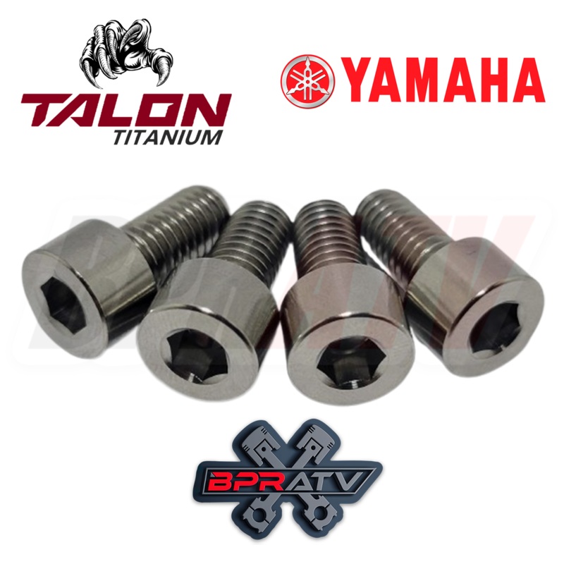 Yamaha Warrior 350 YFM 350  Talon Titanium Rear Brake Rotor Bolts Kit