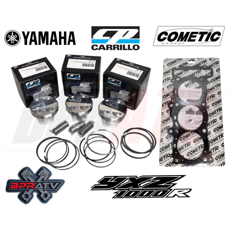 YXZ1000R YXZ 1000 OEM Bore 80mm 10.5:1 CP TURBO Pistons Cometic MLS Head Gasket