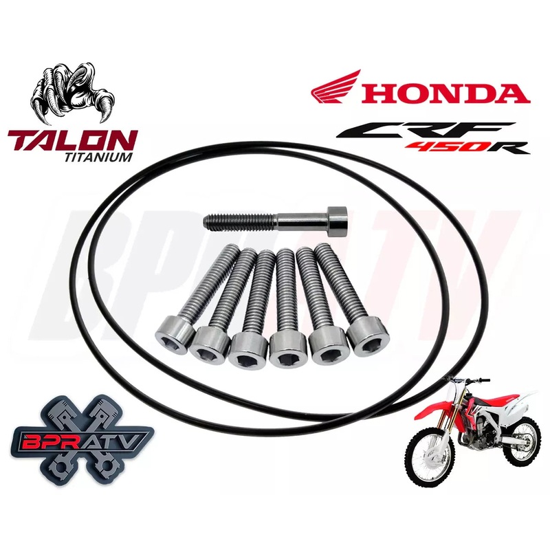 02-08 Honda CRF450R CRF 450R 450X BPR Talon Titanium Clutch Cover Bolt Bolts Kit