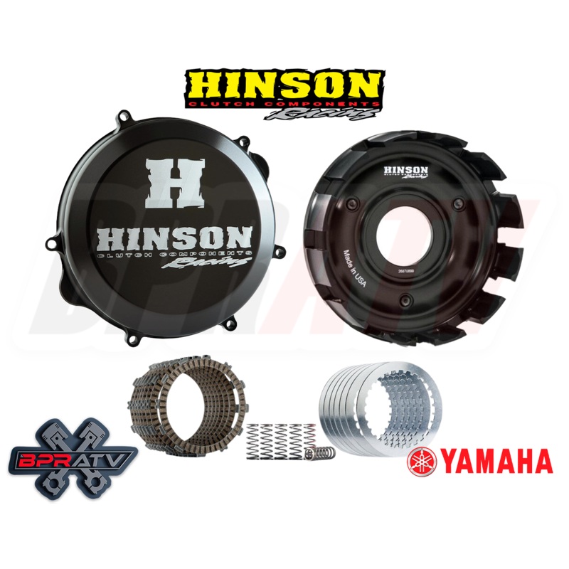 *04 05 06 Yamaha YFZ450 YFZ 450 Hinson Billet Clutch Basket Fibers Cover Gasket