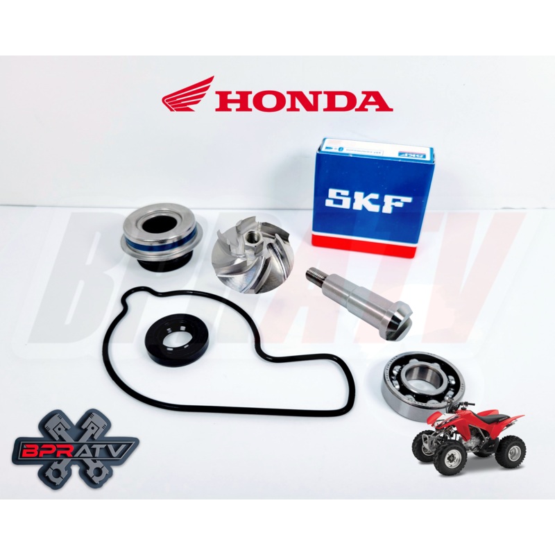 04-05 Honda TRX450R BPR Billet CNC Hi-Flow Water Pump Impeller Shaft Rebuild Kit