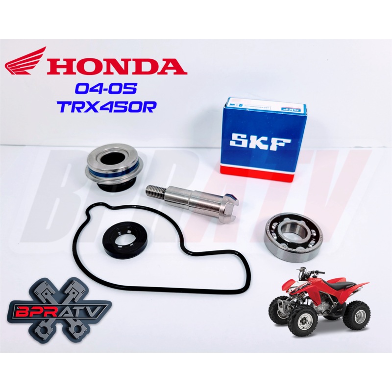 04-05 Honda TRX450R TRX 450R BPR Water Pump Shaft SKF Bearing Seal Rebuild Kit
