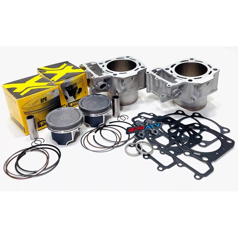 05-11 Brute Force Teryx 750 85mm Cylinders Pro X Pistons Top End Rebuild Cometic