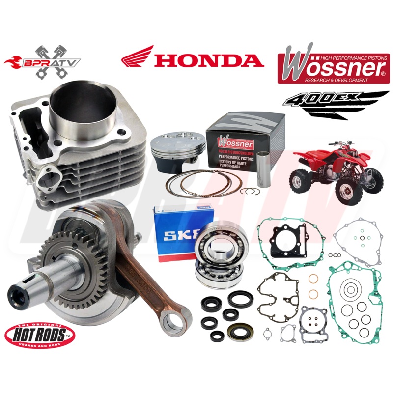 05-14 400EX 400 EX 85mm Simple Rebuild Kit Wossner Piston Complete Gaskets Seals