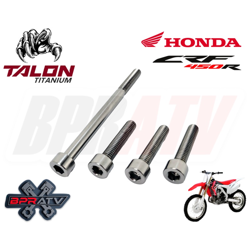 09-16 Honda CRF450R CRF 450R BPR Talon Titanium Water Pump Cover Bolts Bolt Kit