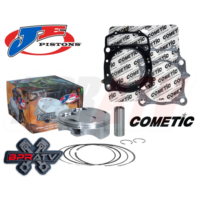 93-17 Honda XR650L XR 650L 100mm Stock Bore 9:1 JE Piston & Cometic Gaskets Kit