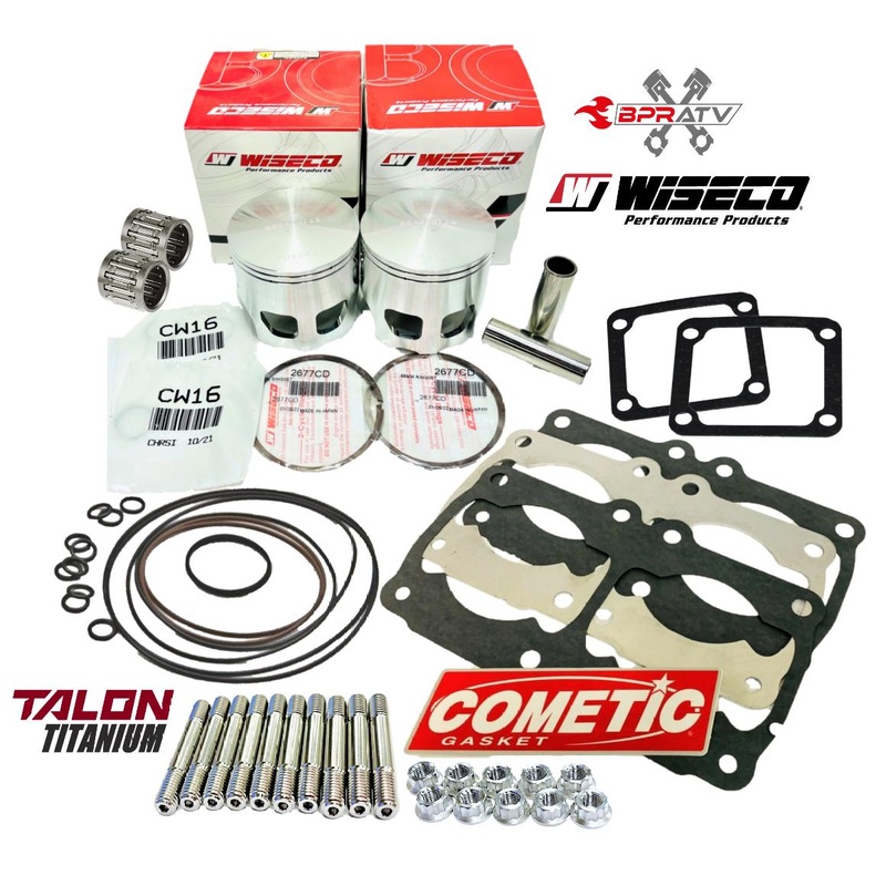Banshee 4mm Spacer Stroker Top End Kit Wiseco Long Rod Pistons 4 mil Top End 370