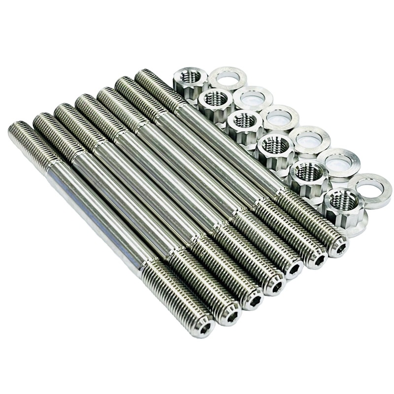 Ducati 76610551D Studs TITANIUM Case Cylinder Head Stud Kit Monster Hypermotard
