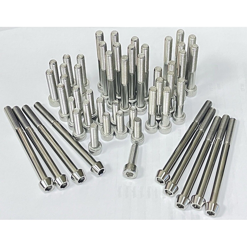Honda 06+ TRX450R Titanium Bolts Left Right Case Covers Ti Engine Motor Bolt Kit