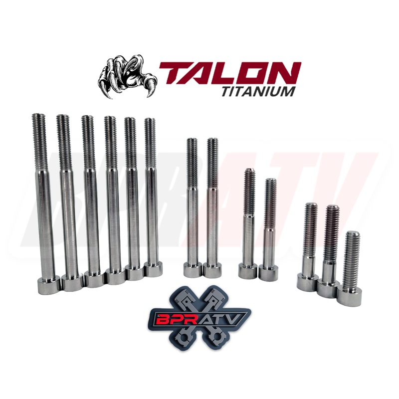 Honda 400EX 400X XR400 Complete Titanium Left Crankcase Cover Bolts Screws Kit
