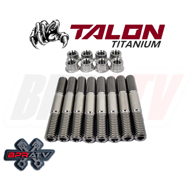 Honda 90035-MM5-000 Exhaust Studs Qty 8 TITANIUM Aftermarket Head Pipe Stud Kit