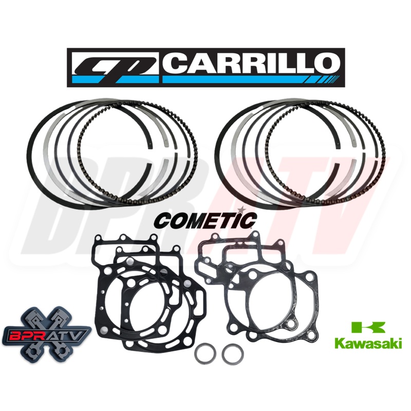 Kawasaki Teryx 750 90mm 90 mil 840 Big Bore CP Piston Rings Only Cometic Gasket