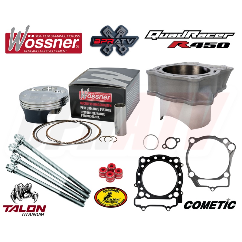 LTR450 LTR 450 Stock Bore Cylinder 11.7:1 Wossner Piston Gasket Top End Kit Seal