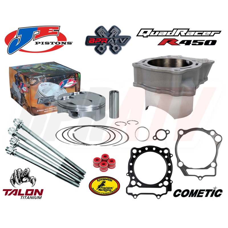 Suzuki LTR450 LTR 450 Stock Bore Cylinder JE 13.5:1 Piston Cometic Top End Kit