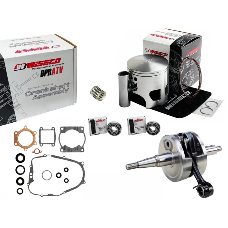 Yamaha Blaster WISECO Crank Crankshaft OEM 66mm Pro Lite Piston Seals Gasket Kit