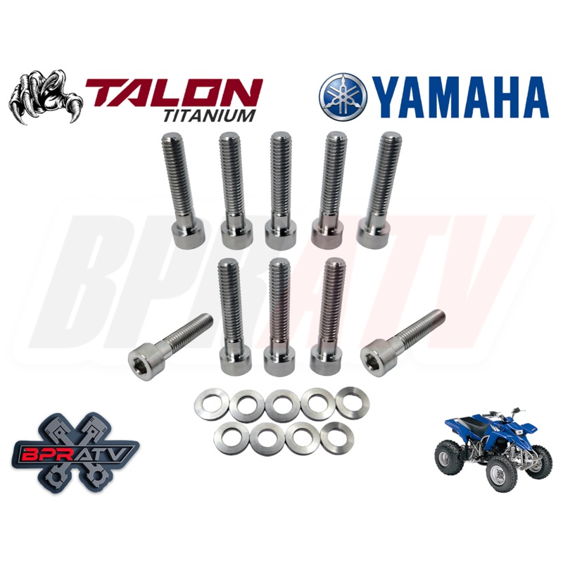Yamaha Blaster YFS200 BPR Titanium RIGHT CRANKCASE Cover Bolts Bolt Kit Washers