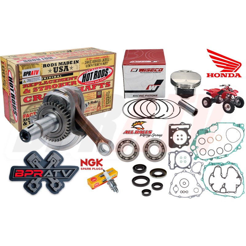 05-14 Honda TRX 400EX 400X Hotrods Crank Rod Rebuild Kit Piston Gaskets Seals