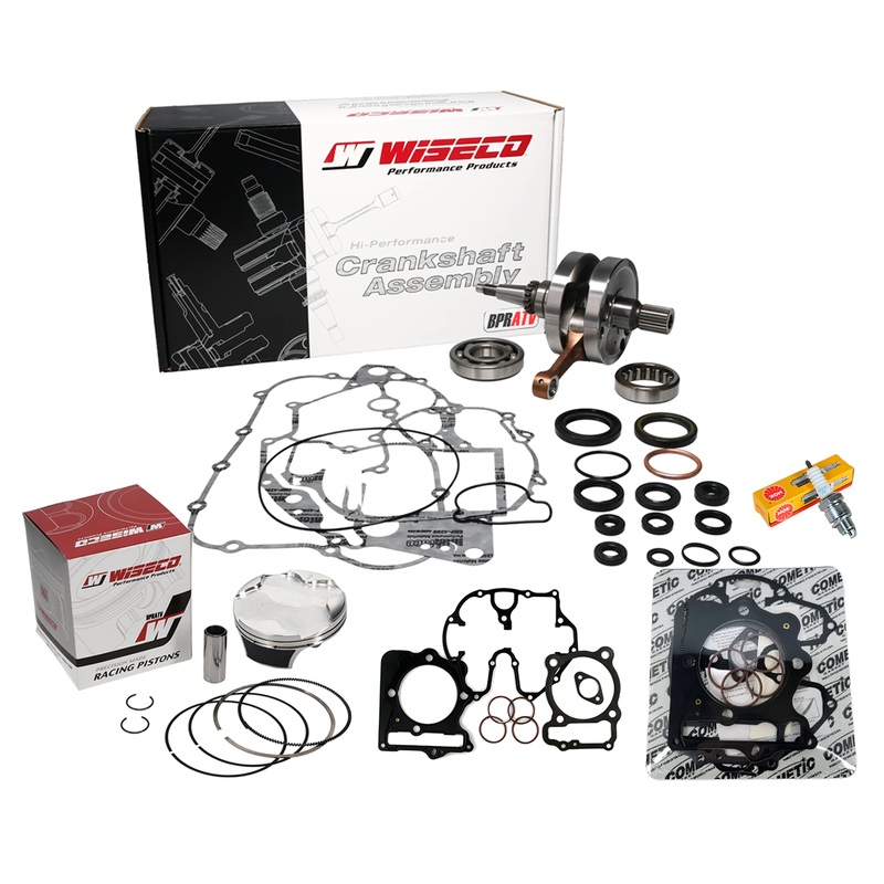 05-14 Honda TRX 400EX 400X Wiseco Crank Rod Rebuild Kit Piston Cometic Gaskets