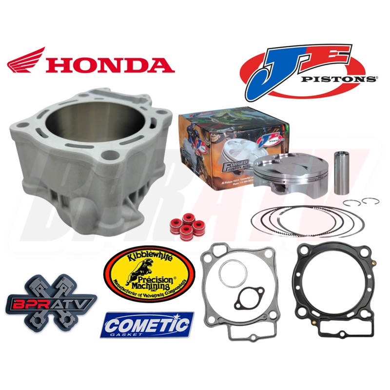 06+ TRX450R TRX 450R 100mm 490c Pump Gas JE Piston Top End Big Bore Cylinder Kit